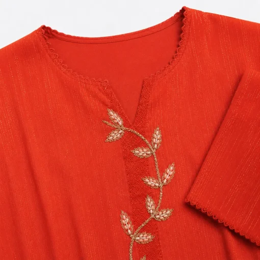 Alternative view of Randa Caftan Dark Red