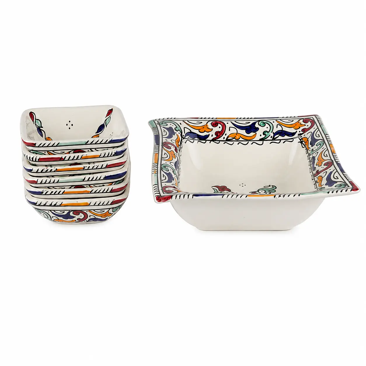 Elegant Ceramic Salad Set
