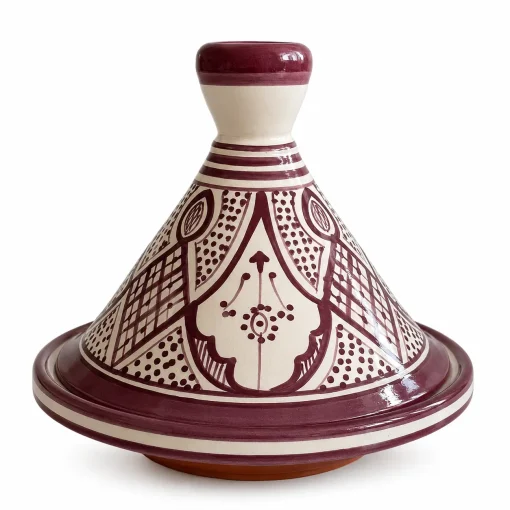 طاجن سيراميك بنفسجي 23 سم
