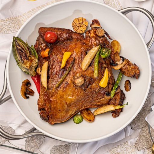 COOKED STUFFED LAMB SHOULDER