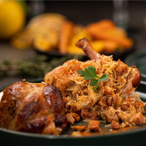 STUFFED COOKED FARM BABY CHICKEN