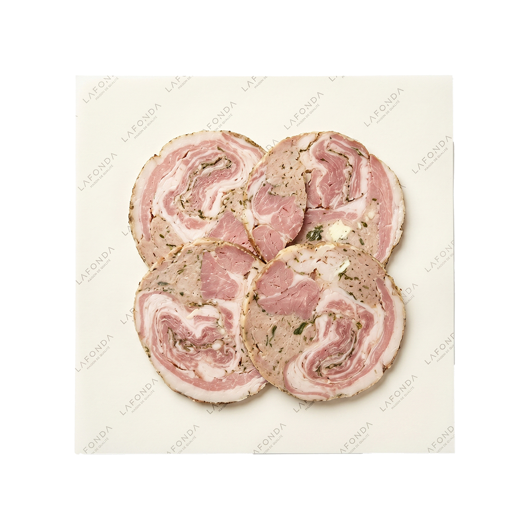 COOKED ROYAL RACK OF LAMB 200G (Slices)